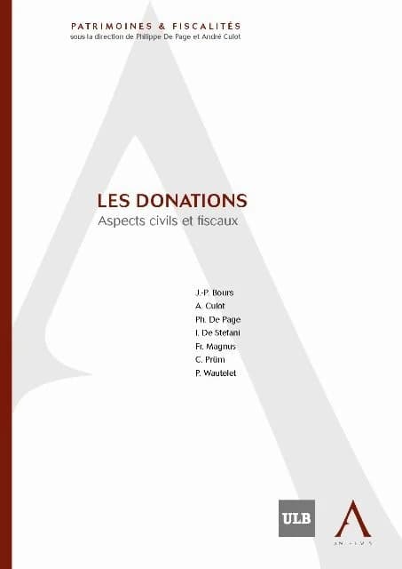 Les donations ; aspects civils et fiscaux