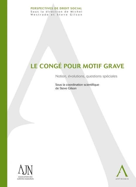 Le congé pour motif grave ; notion, évolutions, questions spéciales