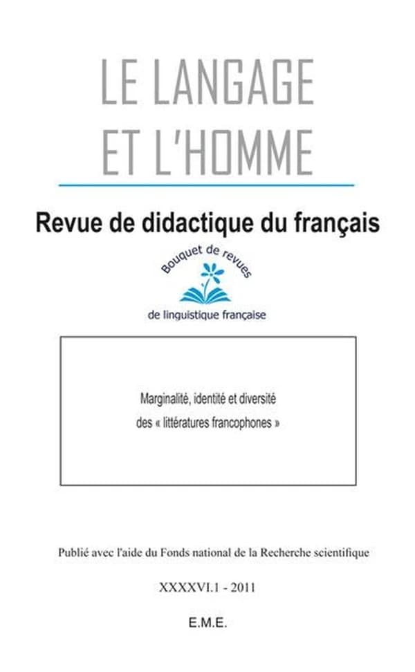 Marginalité, identité et diversité ; des litteratures francophones
