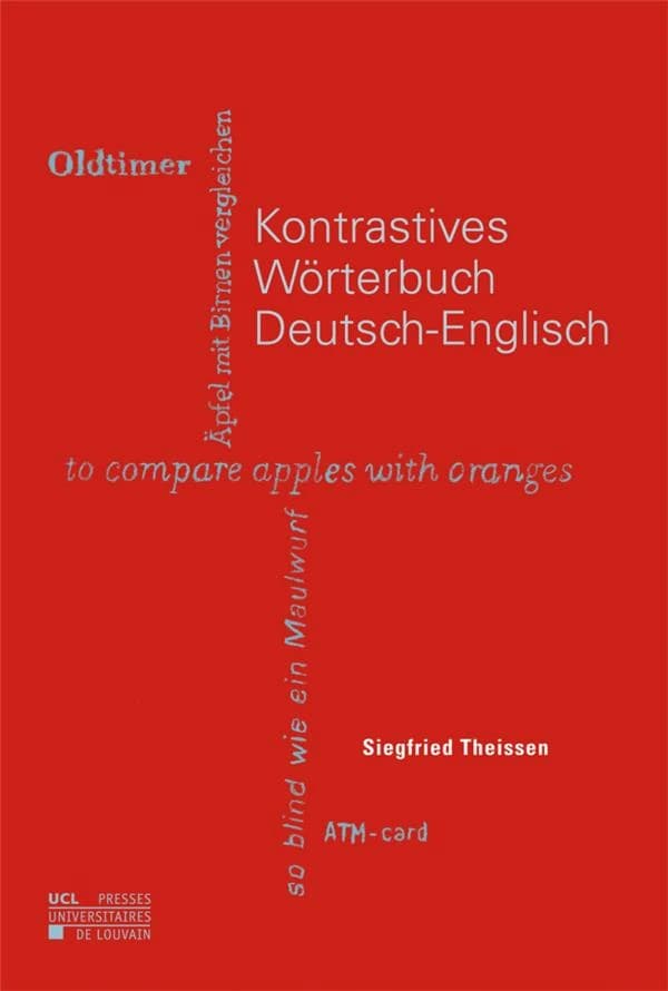 Kontrastives worterbuch deutsch-englisch