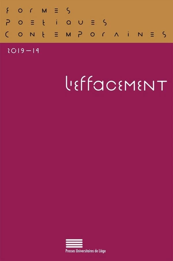 Formes poetiques contemporaines, n  14
