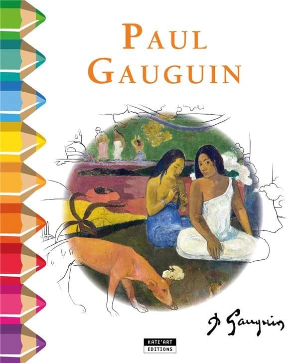 Paul Gauguin : un joli livre de coloriage