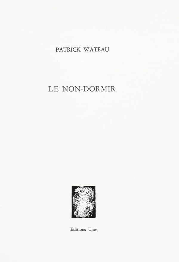Le non-dormir