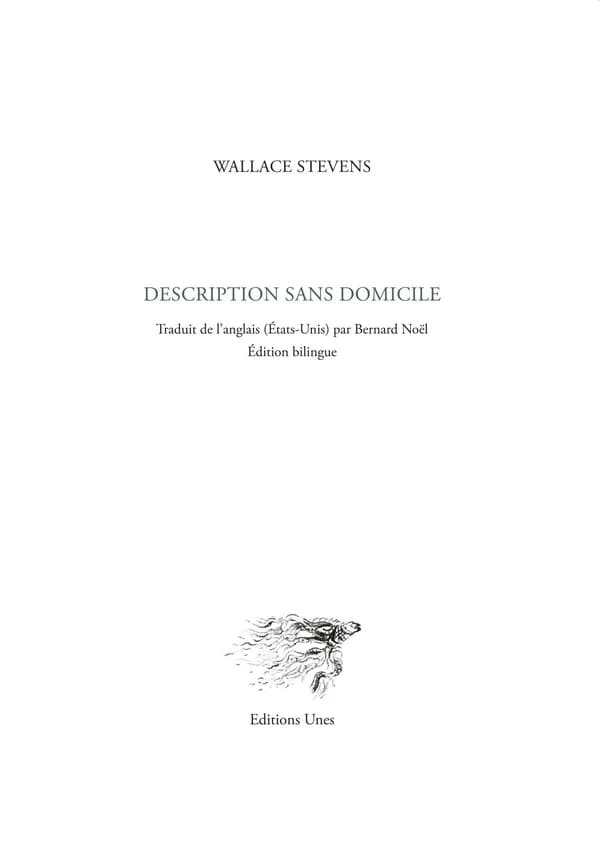 Description sans domicile (Nouvelle éd.)