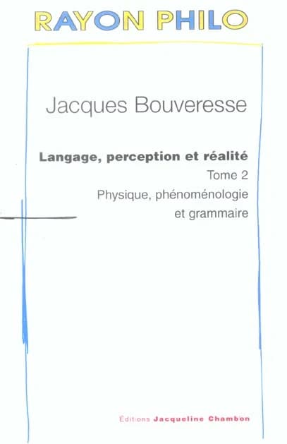 Physique, phénoménologie et grammaire