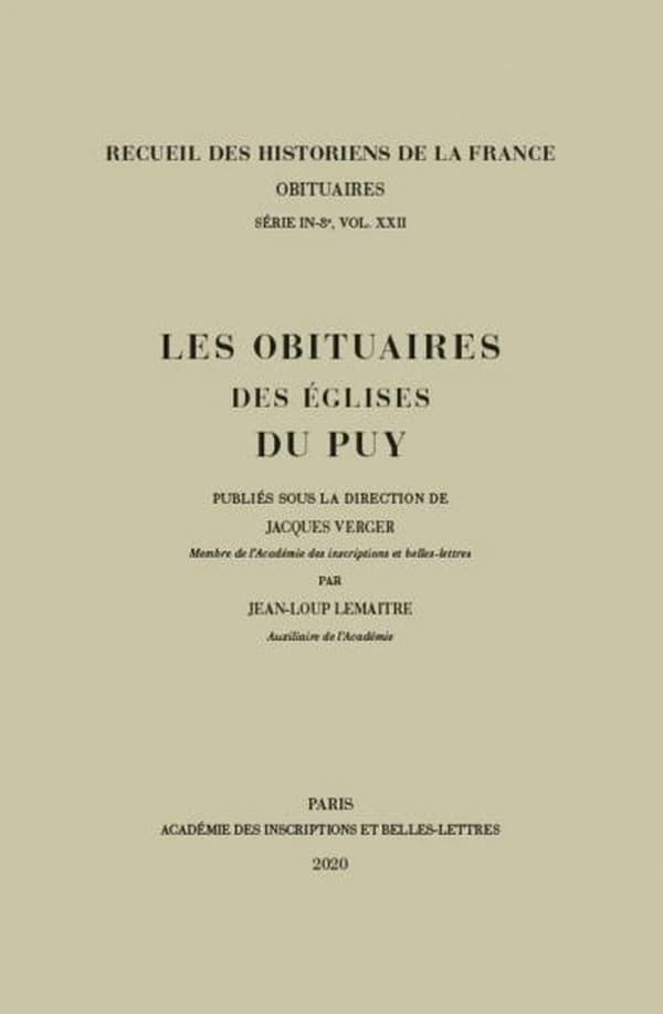 Les obituaires des églises du Puy