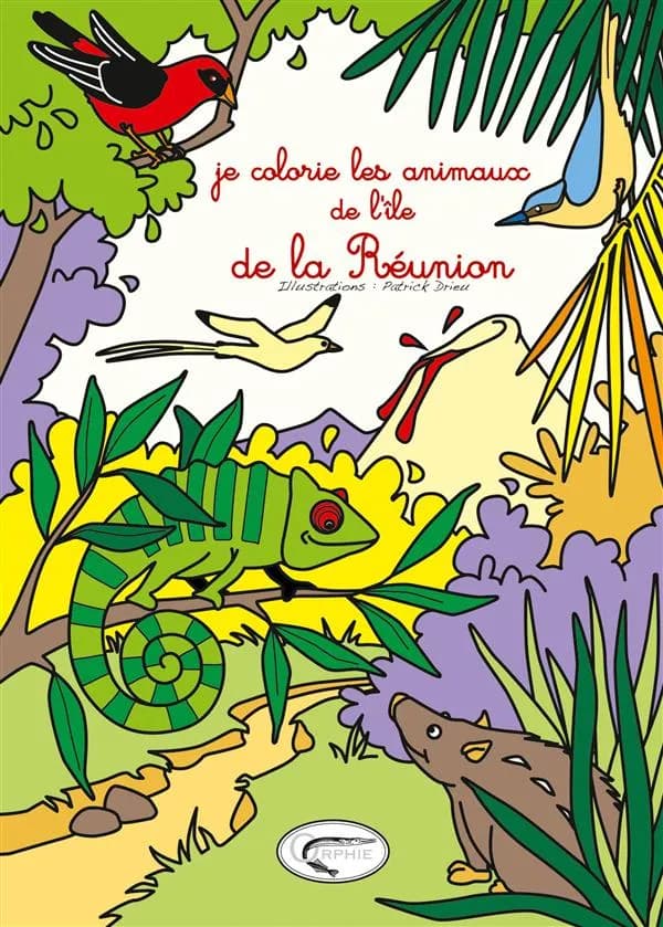 JE COLORIE LES ANIMAUX DE L'ILE DE LA REUNION