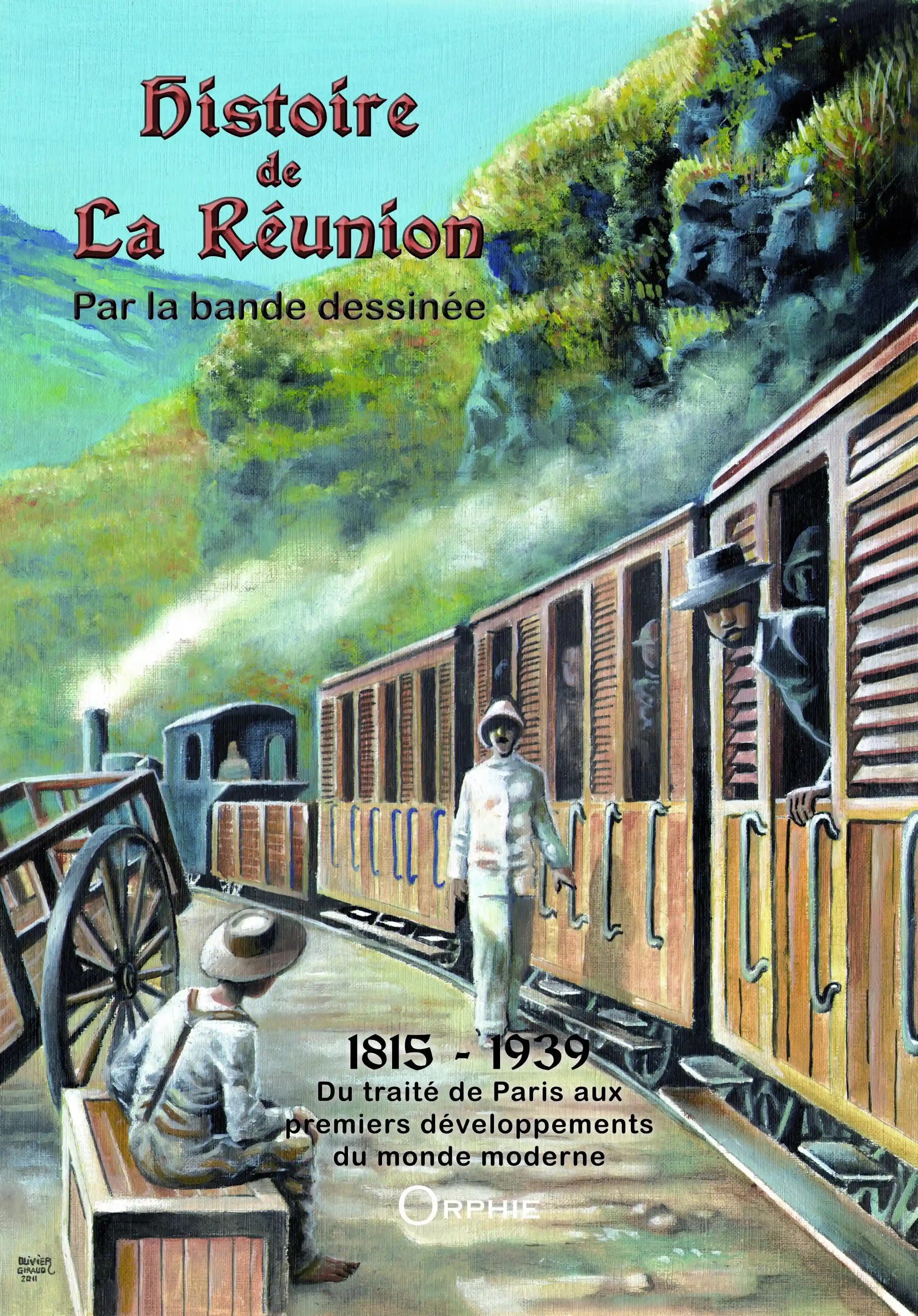 Histoire de la Réunion par la bande dessinée ([Nouvelle éd.]) [textes de Gérard Forat] ; [illustrations de Pierre Briens et Violette Le Quéré]