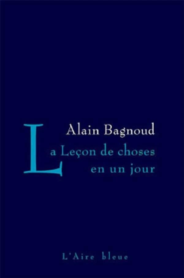 La leçon de choses en un jour