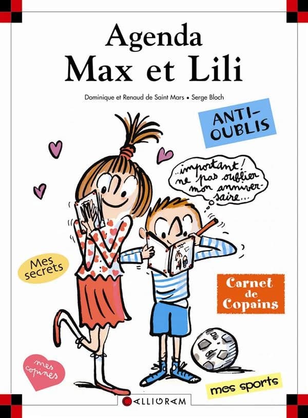 Agenda Max et Lili