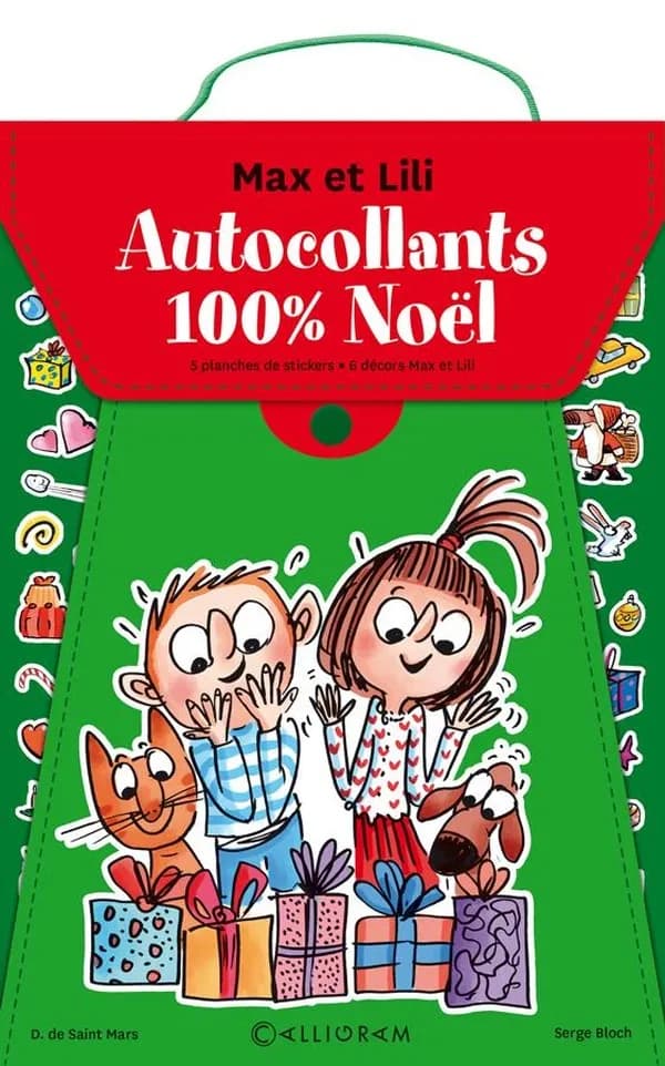 Max et Lili : autocollants 100% Noël