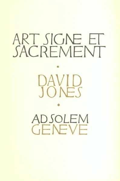 Art, signe et sacrement