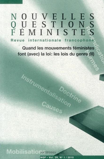 REVUE NOUVELLES QUESTIONS FEMINISTES n.29