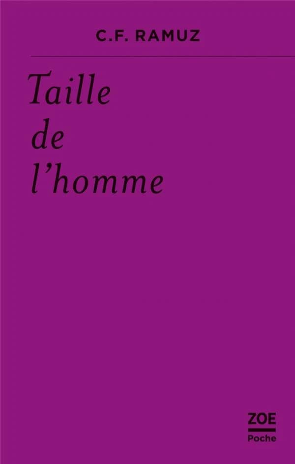 Taille de l'homme