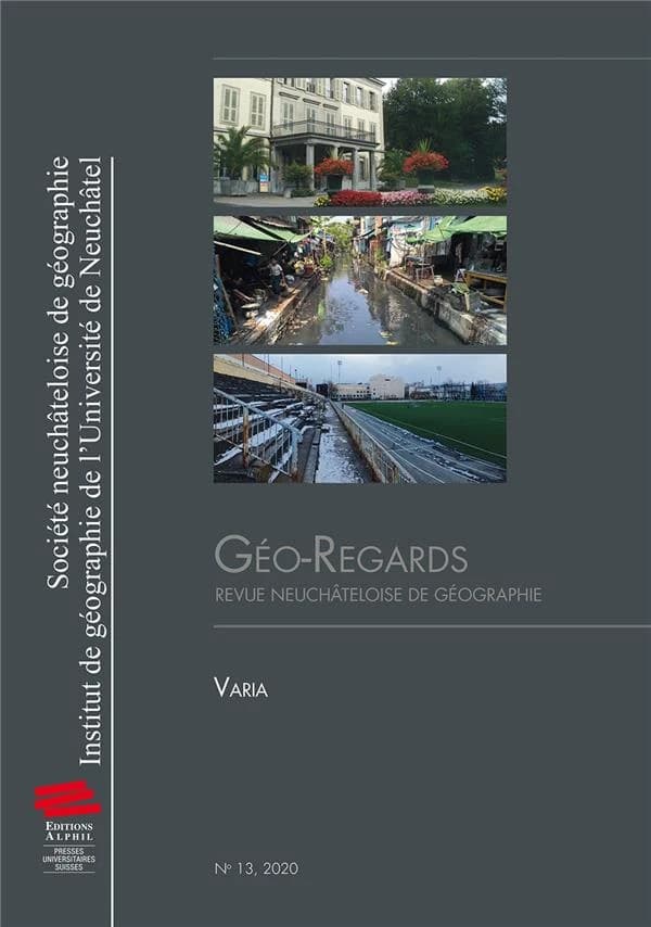 Géo-regards : Géo-Regards n° 13, 2020