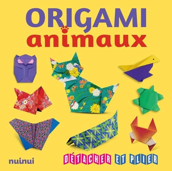 Détacher et plier : origami animaux