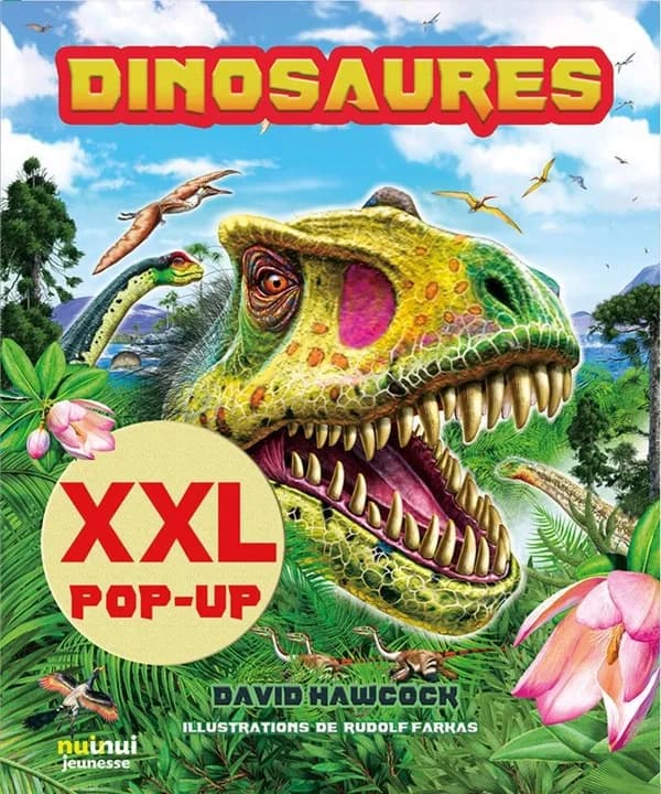 Saisissants pop-up : le monde des dinosaures xxl pop up