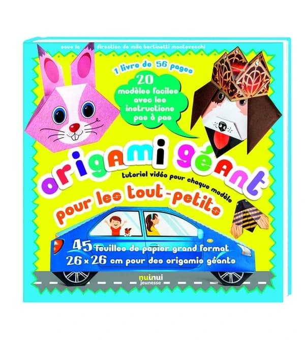 Origami géant pour les tout-petits
