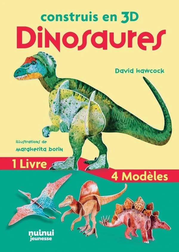 Construis en 3D : Dinosaures