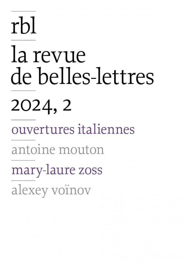 Ouvertures italiennes : Antoine Mouton ; Mary-Laure Zoss ; Alexey Voïnov