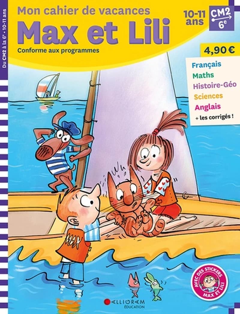 CAHIER DE VACANCES MAX ET LILI - CM2