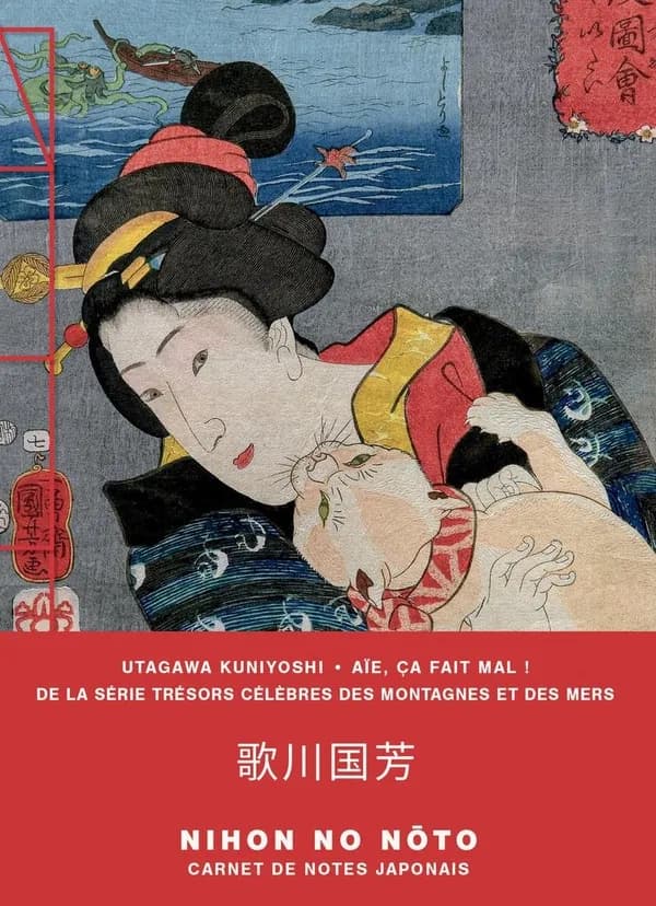 Aïe, ça fait mal ! de la série Trésors célèbres des montagnes et des mers : Carnet de notes japonais