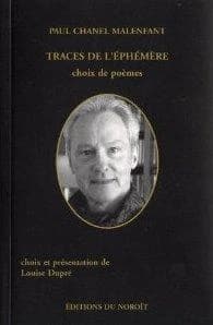 Traces de l'ephemere. choix de poemes