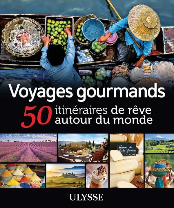 Voyages gourmands ; 50 itinéraires de rêve autour du monde (édition 2017)