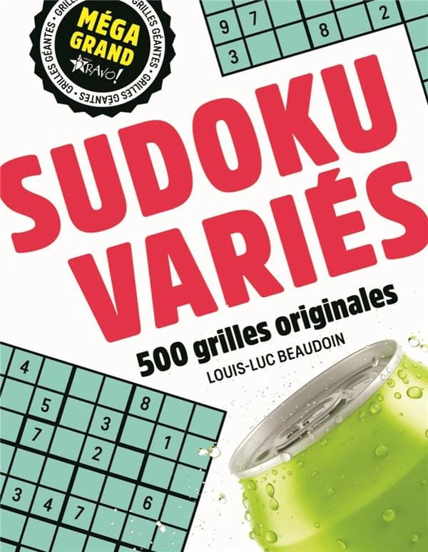 Sudokus variés : 500 grilles originales
