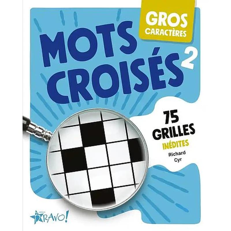 Gros caractères : Mots croisés 2 : 75 grilles inédites