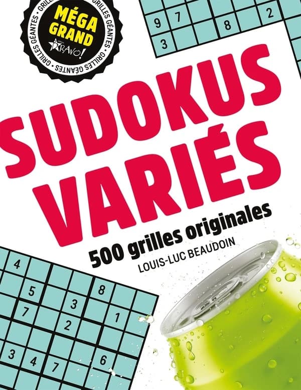 Méga grand : Sudokus variés : 500 grilles originales