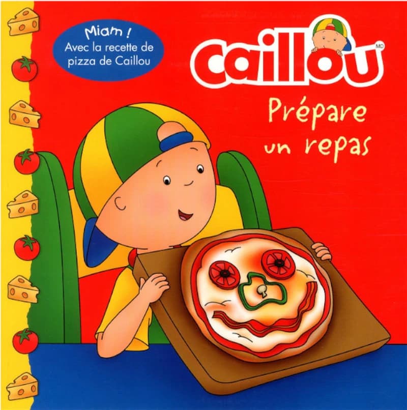 CAILLOU PREPARE UN REPAS