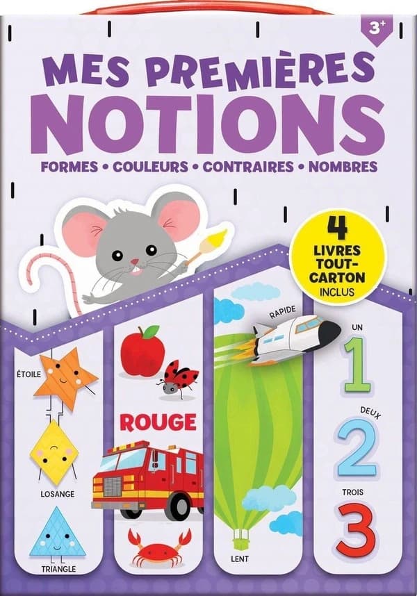 Mes premières notions : couleurs, formes, nombres, contraires