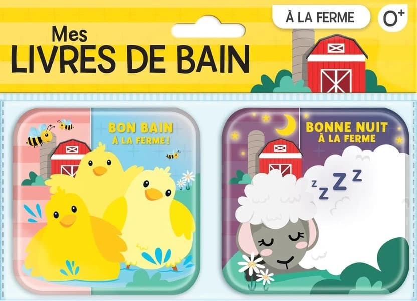 Mes livres de bain : à la ferme