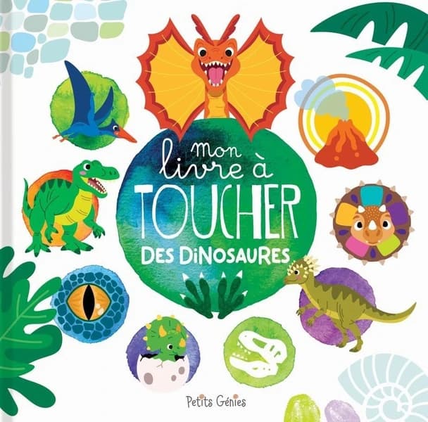 Mon livre à toucher des dinosaures