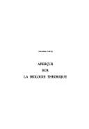 Actes du Deuxième Séminaire de l'Ecole de biologie théorique du Centre national de la recherche scientifique : Abbaye de Solignac, Haute-Vienne, 20-22 septembre 1982