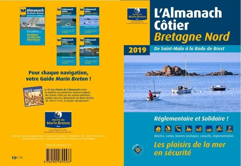 L' Almanach Côtier : Bretagne nord : de Saint-Malo à la rade de Brest