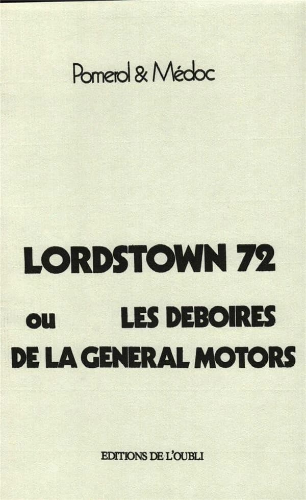 Lordstown 72 ou les déboires de la General Motors
