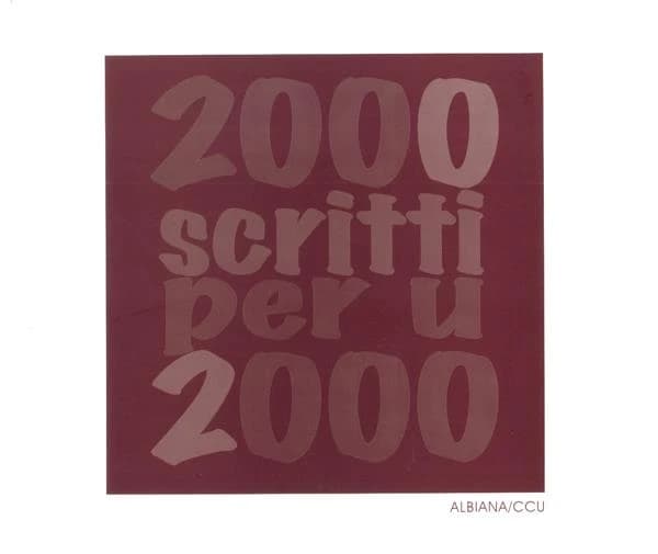 2000 scritti per u 2000