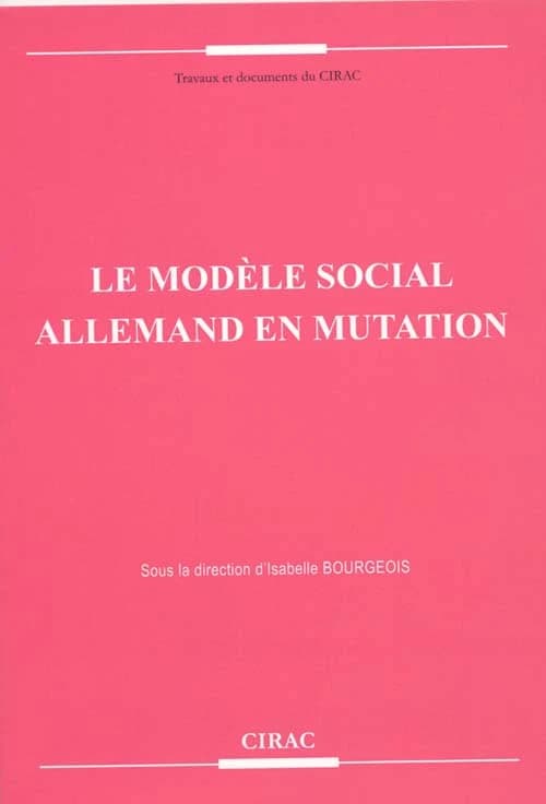 Le modèle social allemand en mutation