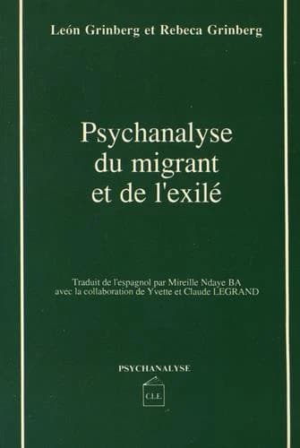 Psychanalyse du migrant et de l'exilé