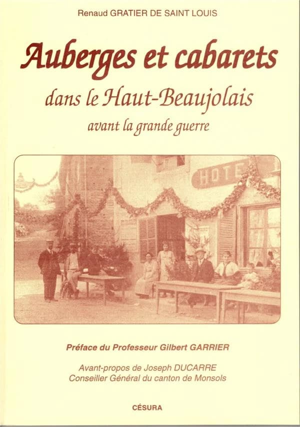 Auberges et cabarets dans le Haut-Beaujolais avant la Grande guerre