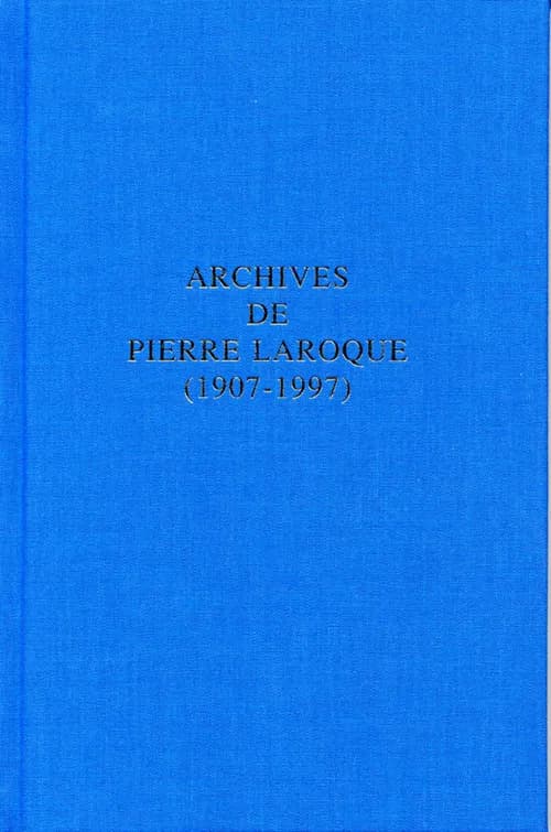 Archives de Pierre Laroque, 1907-1997 : répertoire numérique détaillé