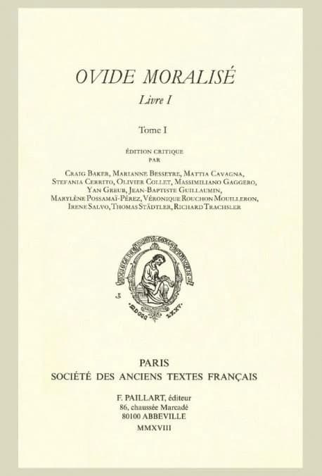 Ovide moralisé : livre I