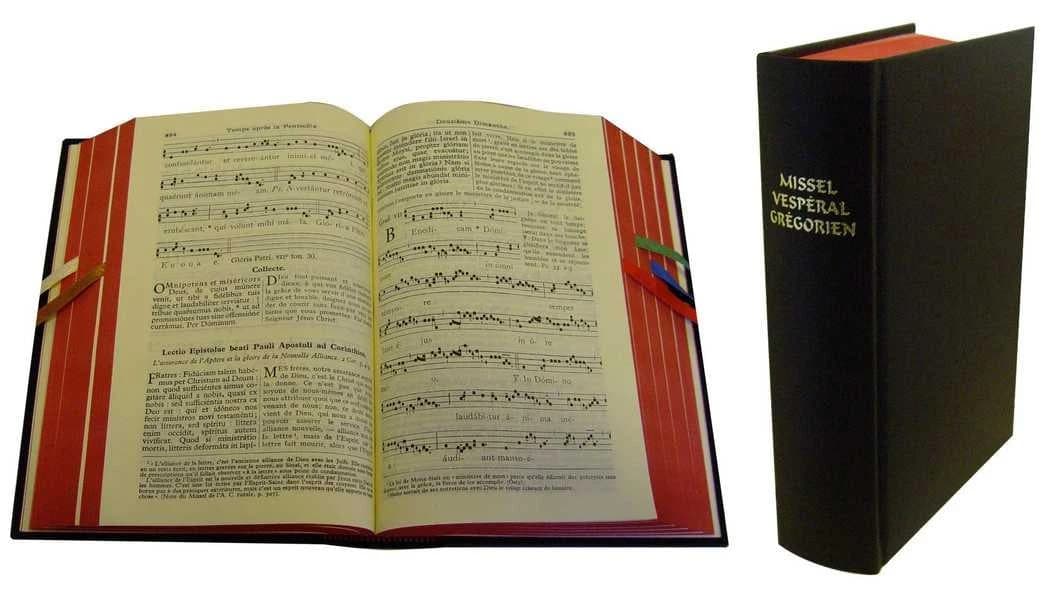 Missel vespéral grégorien : pour les dimanches et fêtes selon la forme extraordinaire du rite romain : avec une concordance pour la forme ordinaire