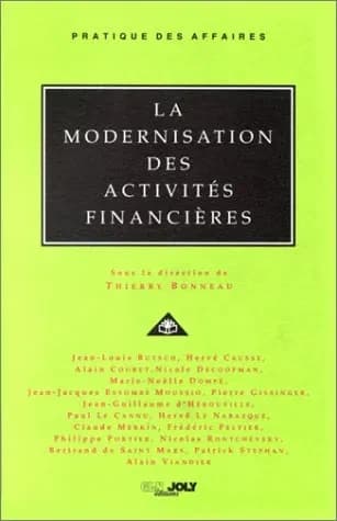 La modernisation des activités financières