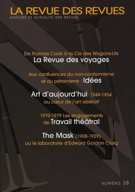 La revue des revues n.38