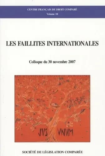 Les faillites internationales : colloque du 30 novembre 2007 [organisé à la Chancellerie]