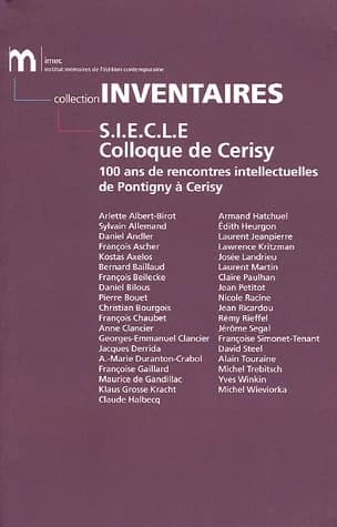S.i.e.c.l.e colloque de cerisy