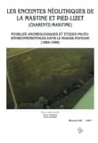 Les enceintes néolithiques de La Mastine et Pied-Lizet, Charente-Maritime : fouilles archéologiques et études paléoenvironnementales dans le marais poitevin, 1984-1988